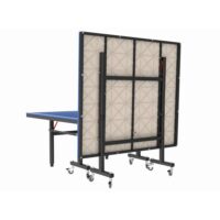 ტენისის  დასაკეცი მაგიდა გარე/შიდა გამოყენებისთვის, ჩოგბურთის მაგიდები ბორბლებით პროფესიონალური მაგიდა  სკოლის სახლის შეჯიბრებზე სათამაშოთ პინგ პონგის მაგიდა/ტენისის მაგიდა (პინკ პონგის მაგიდა) - Image 6