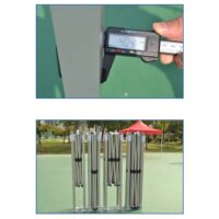 2X3 გასაშლელი ფანჩატური რკინის (4 კუთხა) ნაცრისფერი კონსტრუქციით ტენტი წყალგაუმტარი ბრეზენტი წითელი ლურჯი ტენტები/გასაშლელი ტენტი რკინის კონსტრუქციით/გადასაფარებელი ბრეზენტით (4 კუთხა,ოთხკუთხა) - Image 8