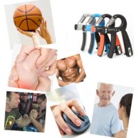 ესპანდერი რეგულირებადი ხელის სახელურების გამაძლიერებელი, წინააღმდეგობის - 5-60 კგ (პლასტმასი) | წინამხრის და თითების ვარჯიში | ჩაშენებული მრიცხველი | ერგონომიული, პორტატული, მსუბუქი | (უნისექსი) - Image 11
