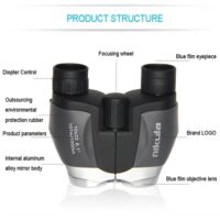 Бинокли NIKULA 10X22, компактные и портативные мини-бинокли, бинокли повышенной видимости, походные бинокли, оптические бинокли — изображение 10