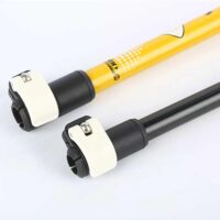 Треккинговая палка 63-135 см для скандинавской ходьбы, алюминиевые складные треккинговые палки, трёхсекционная, прямая ручка, сверхлёгкая телескопическая, для пешего туризма, кемпинга, треккинга, алюминиевый сплав 7075 — изображение 13