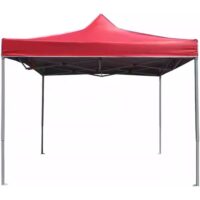 2X2 გასაშლელი ფანჩატური რკინის (4 კუთხა) ნაცრისფერი კონსტრუქციით ტენტი წყალგაუმტარი ბრეზენტი წითელი ლურჯი ტენტები/გასაშლელი ტენტი რკინის კონსტრუქციით/გადასაფარებელი ბრეზენტით (4 კუთხა,ოთხკუთხა) - Image 2