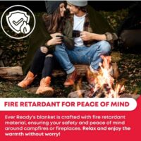 Blanket 220 x 170 cm, Italian style wool blanket, hiking plaid, fireproof wool vintage style blanket for hiking and everyday life, military, hunting, trekking, camping - Image 3