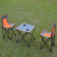 დასაკეცი მაგიდა სკამებით კემპინგისთვის, ავეჯი ლაშქრობისა და პიკნიკისთვის - Image 5