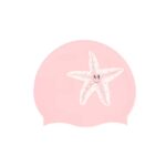 Шапочка для плавания, силиконовая шапочка для плавания, розовая морская звезда, плавание