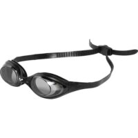 ცურვის სათვალე Arena Spider Black, მყარი პოლიკარბონატის საცურაო სათვალეები, ულტრაიისფერი UV გამოსხივებისგან დაცვა