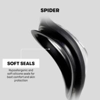 Очки для плавания Arena Spider, прочные поликарбонатные очки для плавания, защита от ультрафиолета — изображение 8