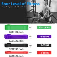 Эспандеры, эспандеры, фитнес-резинки, для растяжки тела, пауэрлифтинга, силовых тренировок — изображение 7