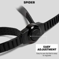 Очки для плавания Arena Spider, прочные поликарбонатные очки для плавания, защита от ультрафиолета — изображение 9