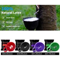 Эспандеры, эспандеры, фитнес-резинки, для растяжки тела, пауэрлифтинга, силовых тренировок — изображение 10