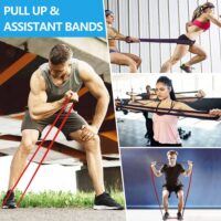 Эспандеры, эспандеры, фитнес-резинки, для растяжки тела, пауэрлифтинга, силовых тренировок — изображение 9